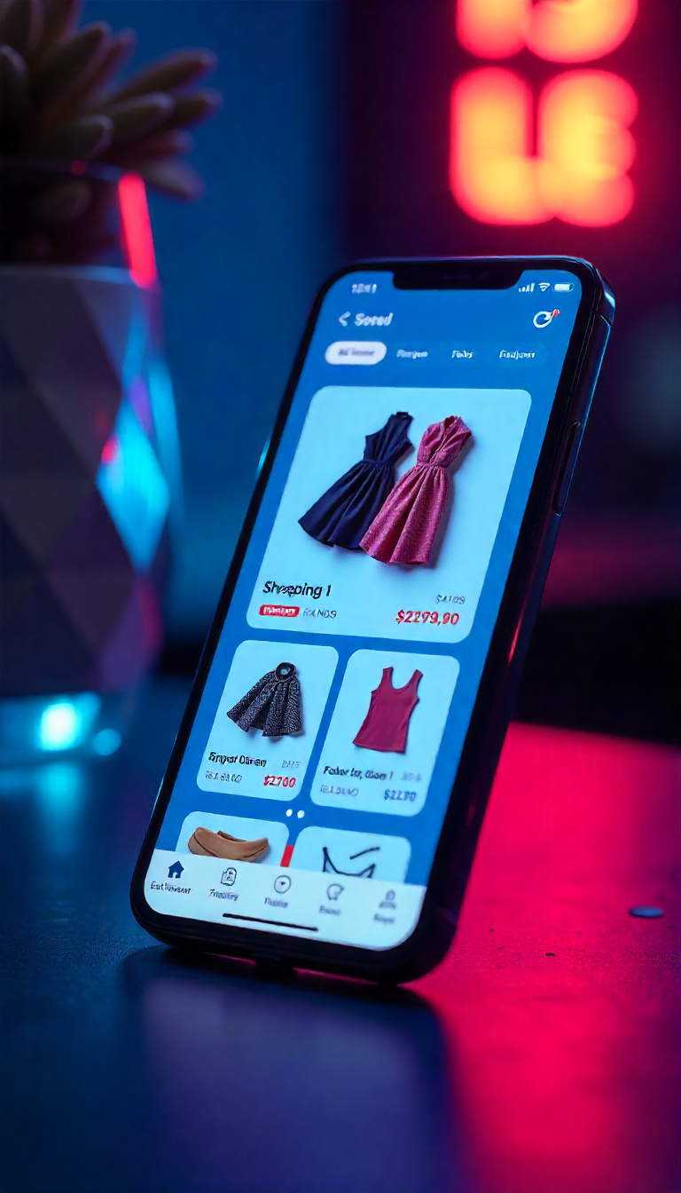 Mobile app view